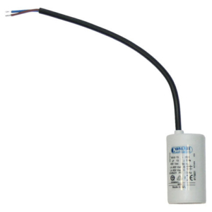 Comar MKA 12 µF 450V Motor Run Capacitor with 250mm Cable – Ø35x70mm - 8172555