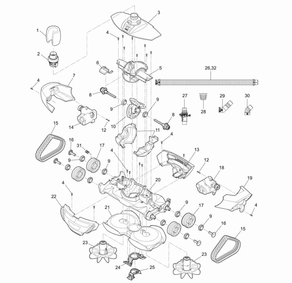 Zodiac MX8 Suction Pool Cleaner - 1